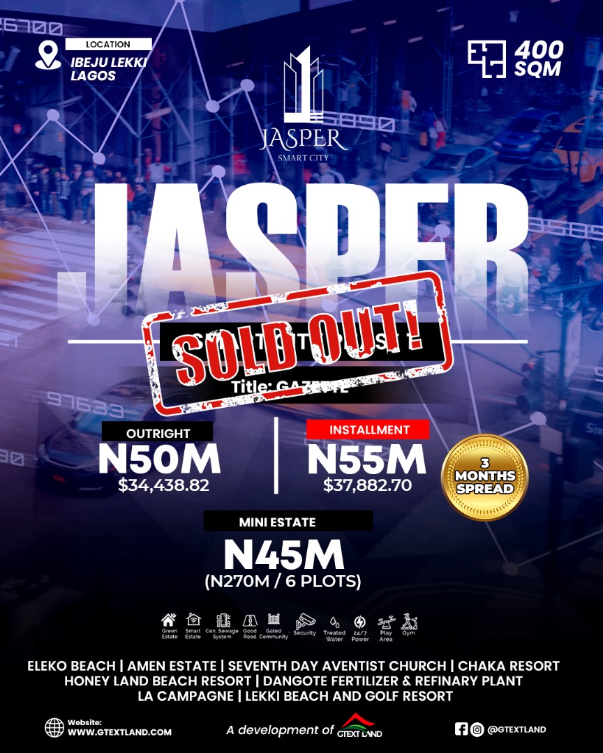 Jasper Estate Lugbe Abuja - Rapidly expanding capital corridor near airport